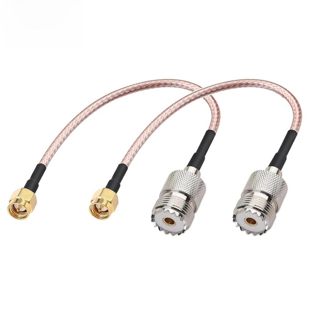 15CM SMA Male to UHF Female RG316 Cable with PTFE Insulator