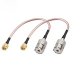 15CM SMA Male to UHF Female RG316 Cable with PTFE Insulator