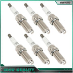 Set of 6 Iridium Spark Plugs for Volvo S80 (2008–2011) & Subaru Outback (2005–2009)