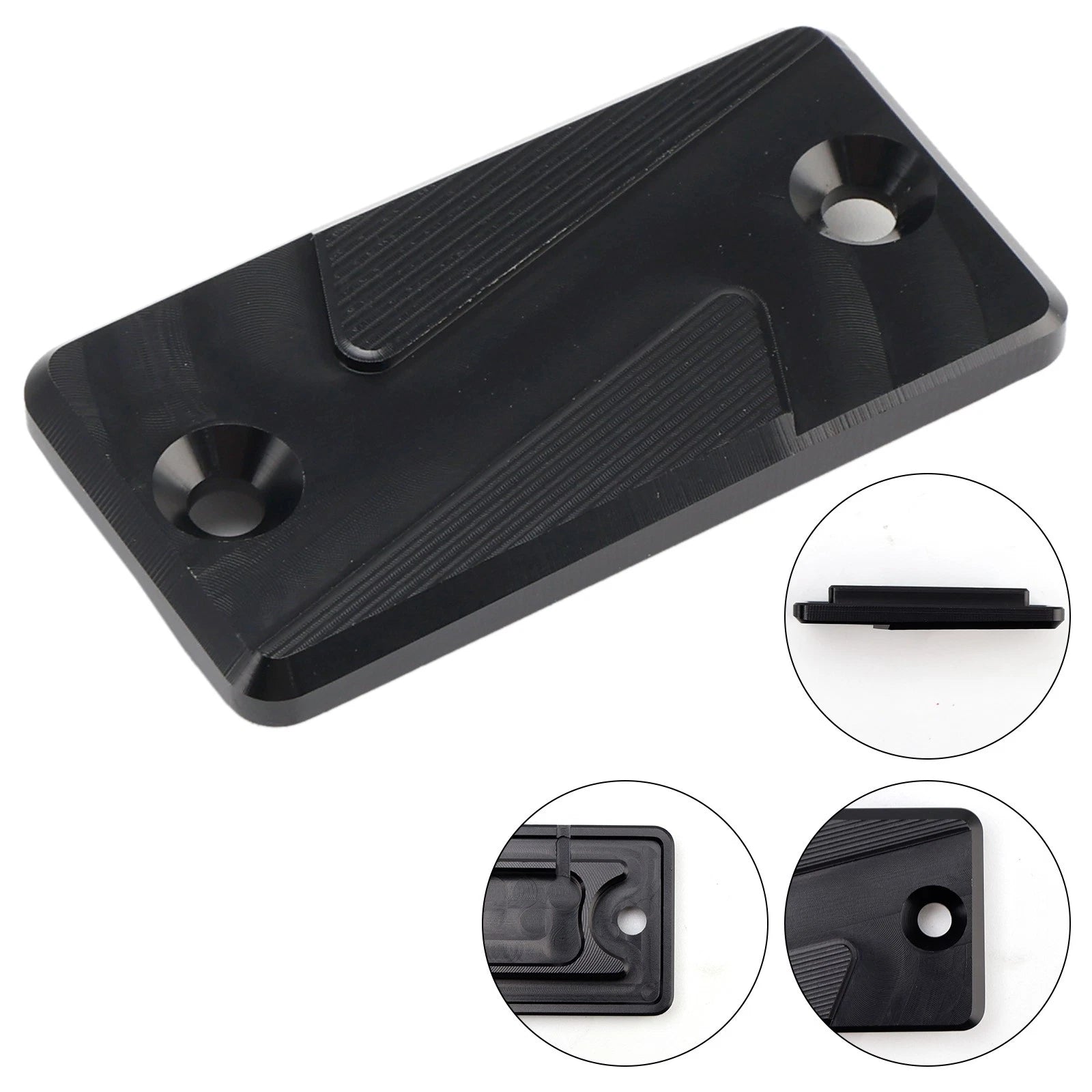 CNC Front Brake Master Cylinder Cap Black for Suzuki DR-Z 125 DRZ 125L (2003–2025)