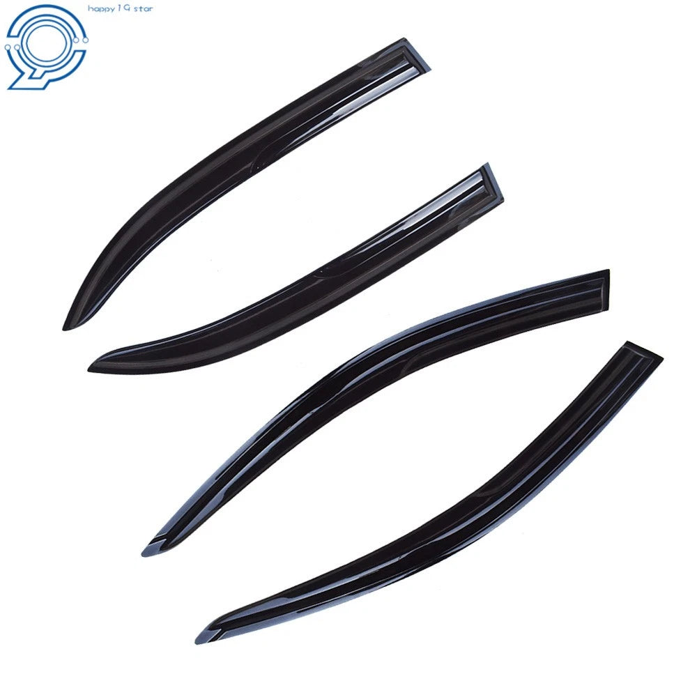 Set of 4 Window Visor Rain Guards for Toyota Corolla (2003–2008) Smoke