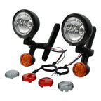 Auxiliary Fog Light Bracket with Turn Signals for Harley Electra Glide (1994–2024)