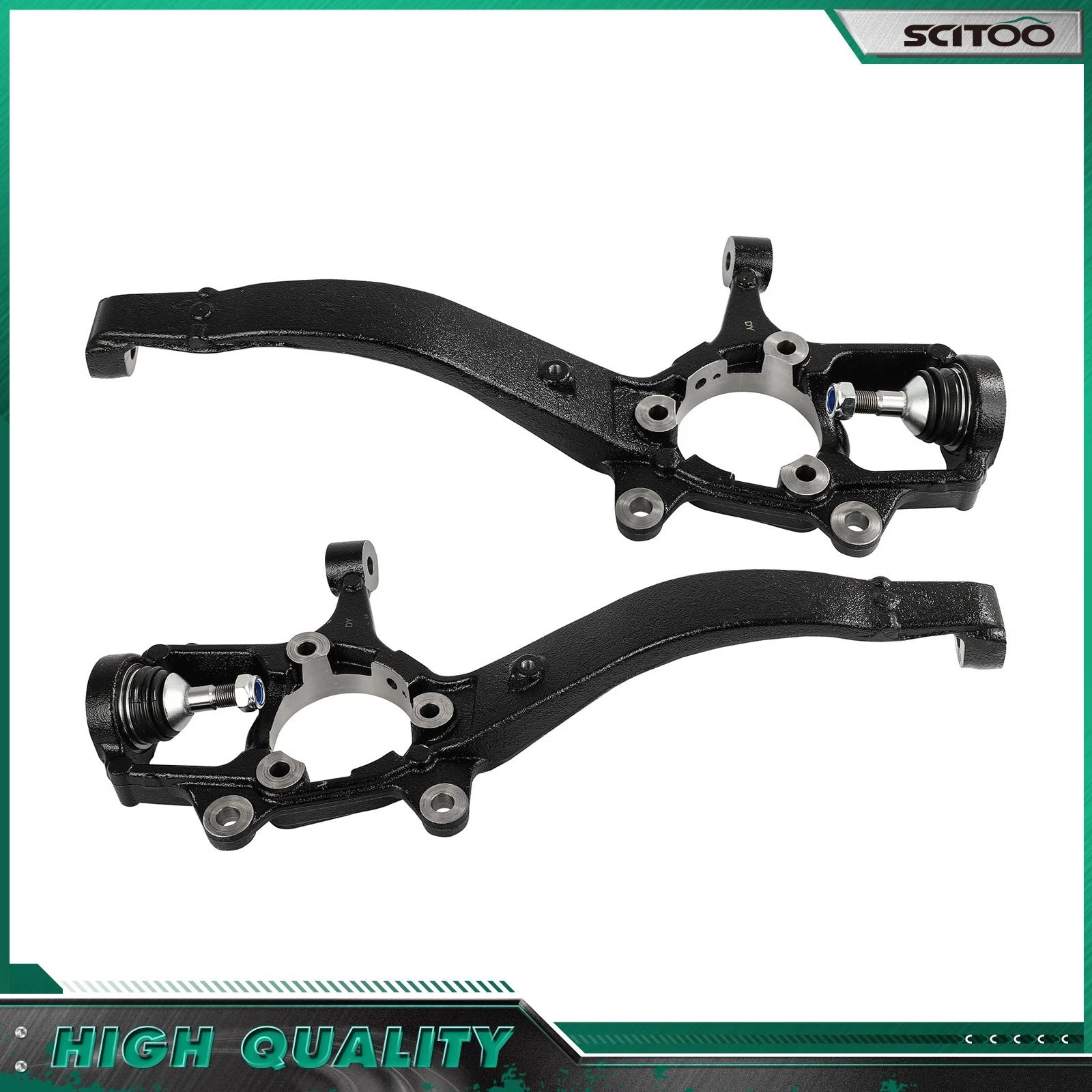 2X Front Left Right Steering Knuckle for Jeep Grand Cherokee (2011–2015)