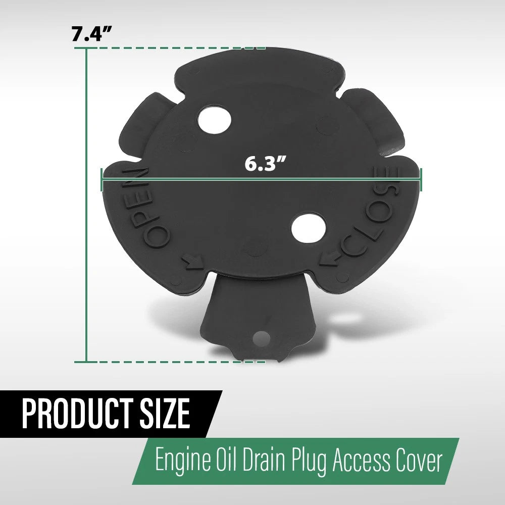 Engine Oil Drain Plug Access Cover for BMW 5 6 7 Series (F10)