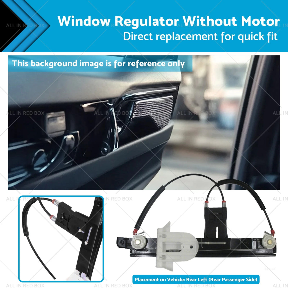 Rear Left Window Regulator for Ford Mondeo MA MB MC (2007–2014)