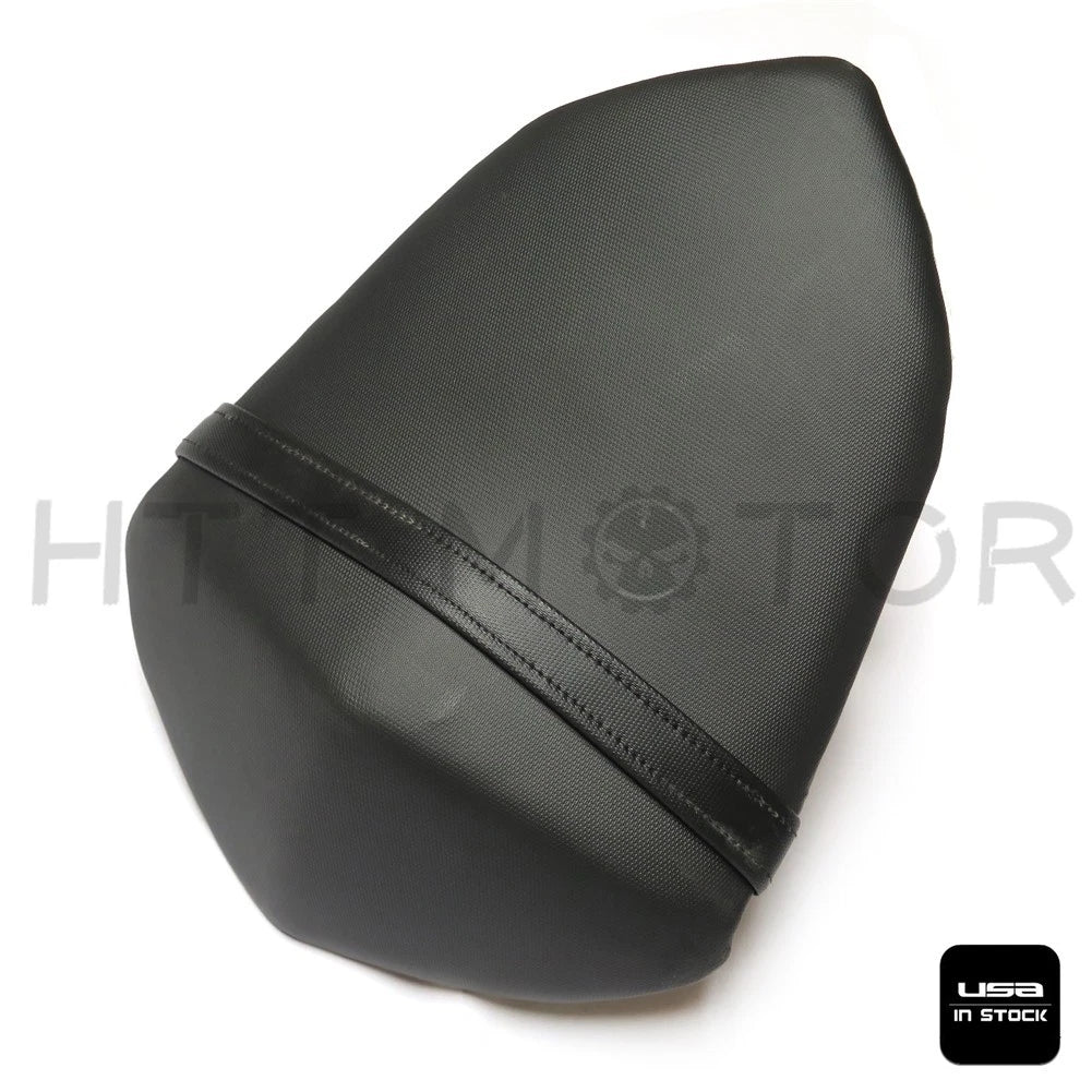 Black Leather Rear Pillion Seat for Kawasaki Z1000 (2007–2009)