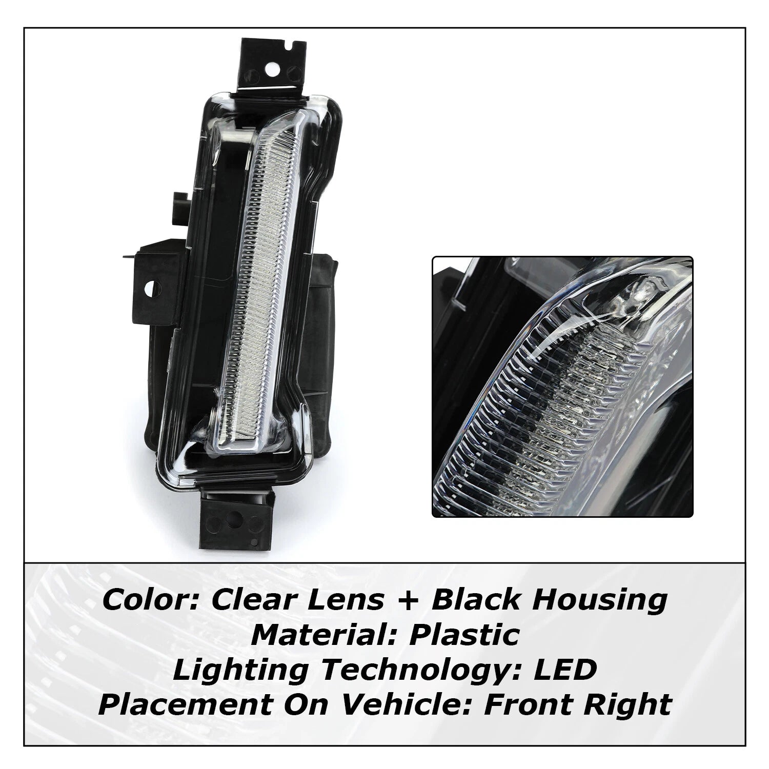 Fog Light Daytime Running Lamp for Chevy Camaro (2016–2024) - Passenger