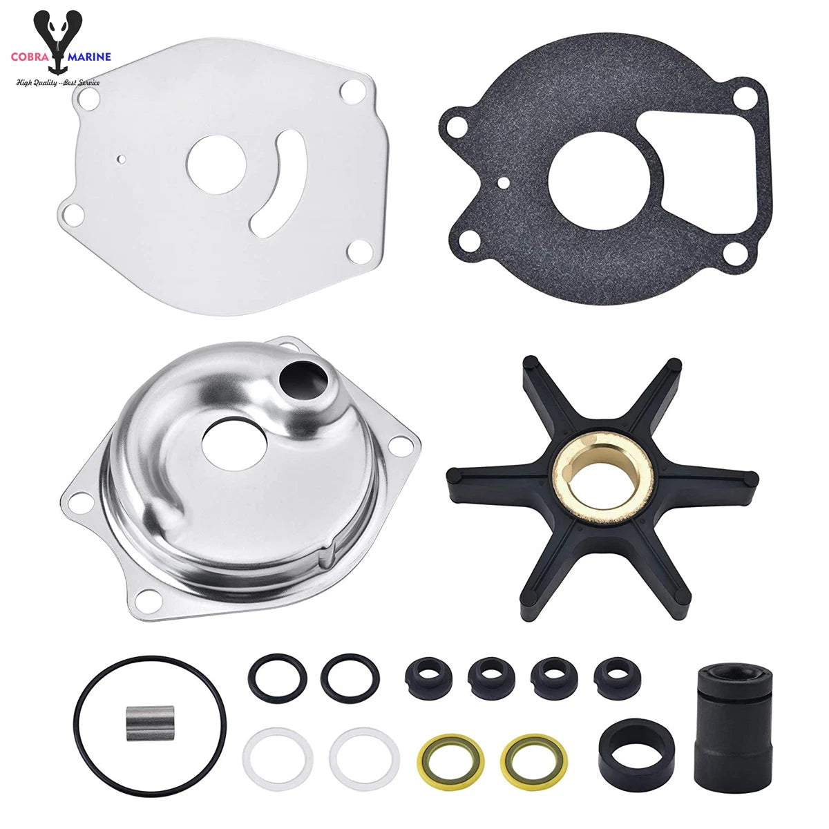 Water Pump Kit for Mercury/Mariner 9.9HP-25HP (99157A2, 99157T2, 85098A2)
