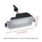 White LED License Plate Lights for Ford Edge, Escape, Mercury Mariner