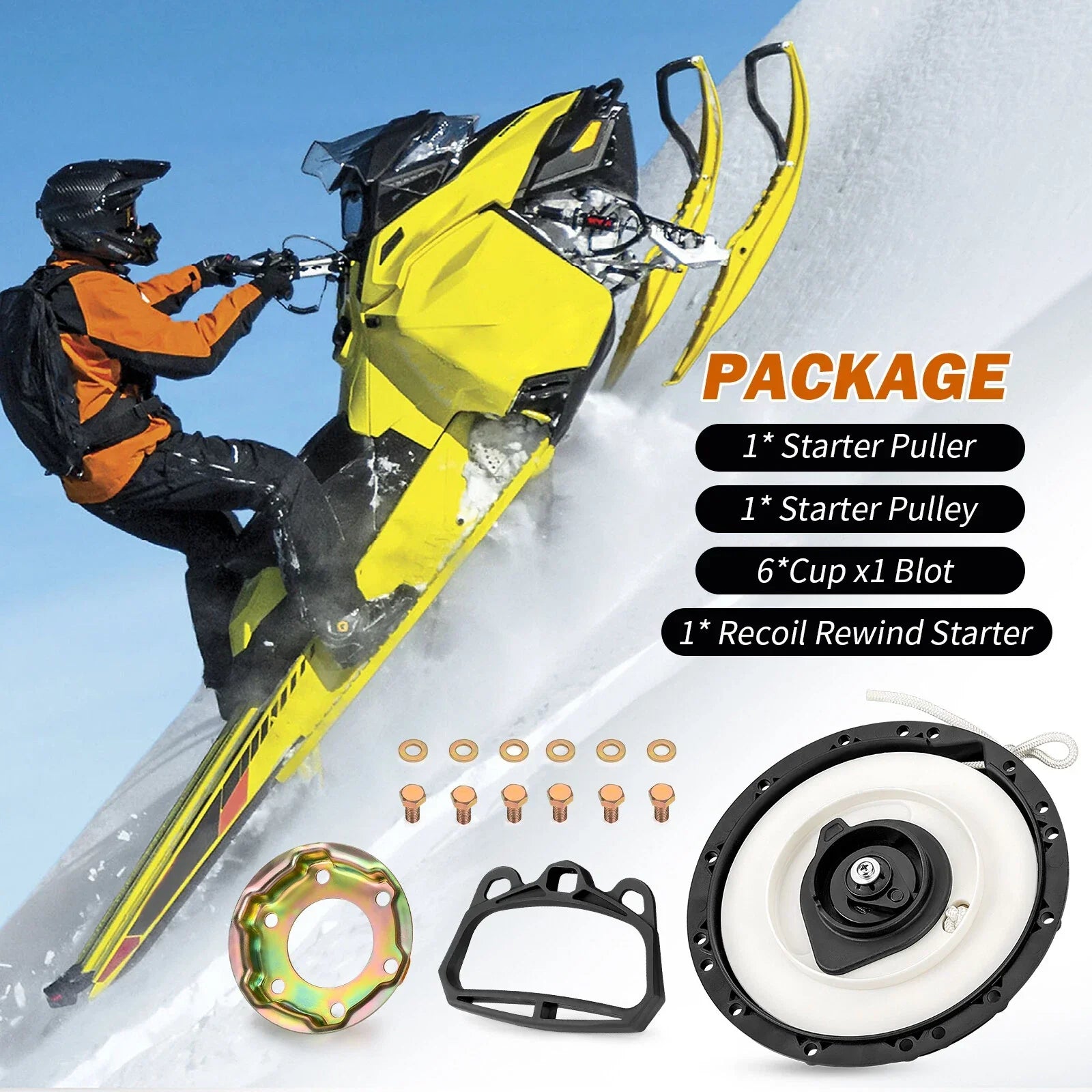 Recoil Rewind Starter & Puller for Ski-Doo GSX GTX MXZ (1998–2003)