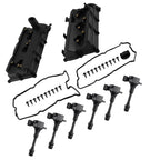 Engine Valve Cover & Ignition Coil Set for Infiniti G35 FX35 Nissan 350Z (2003–2008)