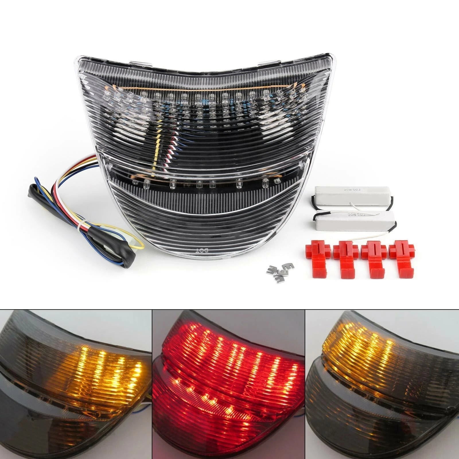 Integrated LED TailLight Turn Signals for Honda CBR 954 (2002–2003) T9