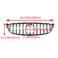 GT R Black Grille with Camera Hole for Mercedes-Benz W205 C63 C63S AMG (2015–2018)