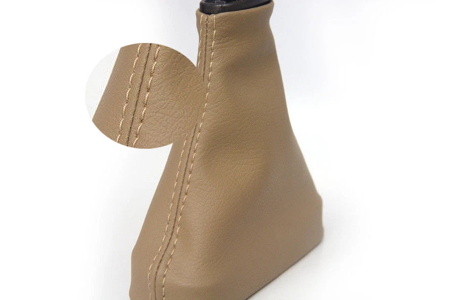 Automatic Shift Boot Cover for Acura MDX (2007–2013) Beige PVC Leather