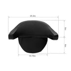 Black Tour Pack Backrest Pad for Harley Electra Glide, Street Glide (1997–2013)