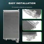 Aluminum AC Condenser for Hyundai Elantra (2017–2020)