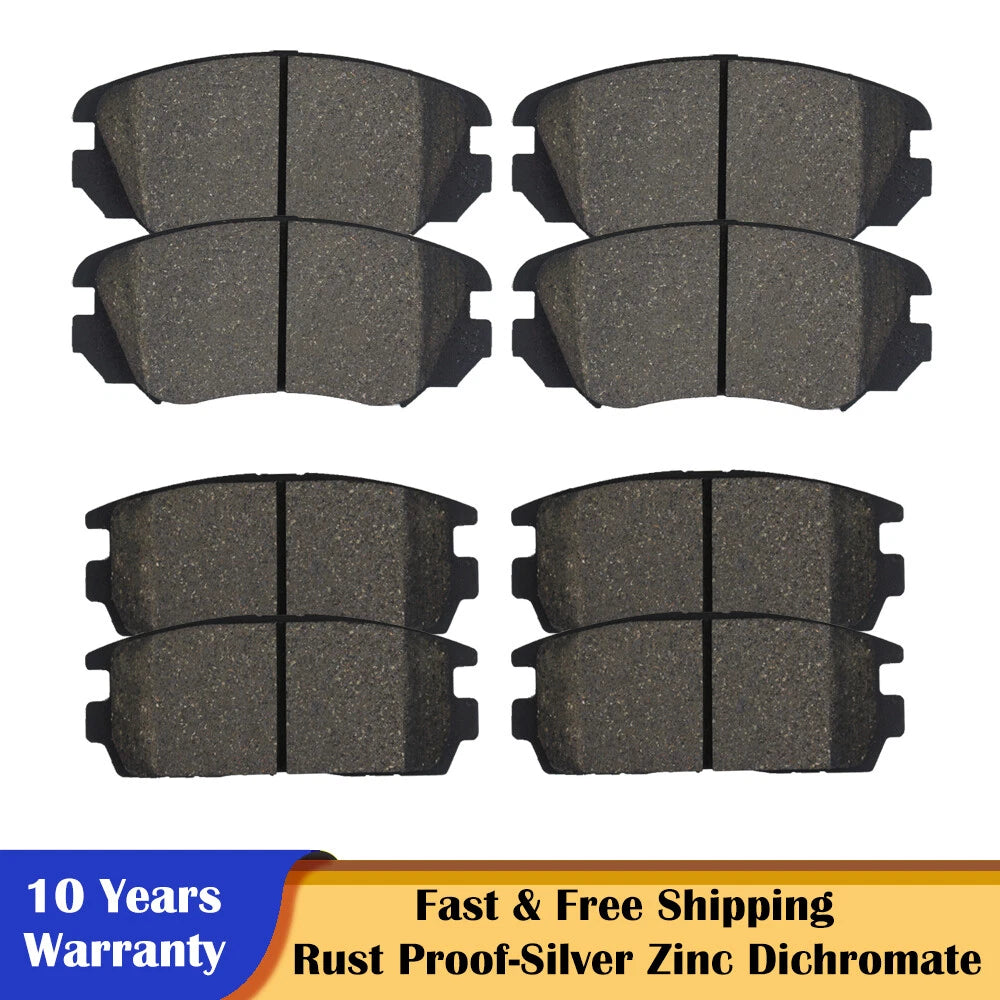 Set of 4 Ceramic Brake Pads for 2010–2017 GMC Terrain, Chevy Equinox