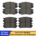 Set of 4 Ceramic Brake Pads for 2010–2017 GMC Terrain, Chevy Equinox