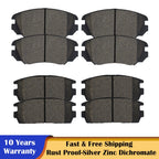 Set of 4 Ceramic Brake Pads for 2010–2017 GMC Terrain, Chevy Equinox