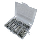 260PCS Cotter Pins Stainless Steel Assortment for Secure Fastening Needs
