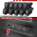Push Switch Button Fog Driving Light for Nissan Sentra Rogue X-Trail Altima