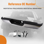Chrome Plastic Rear Bumper for Ram 2500/3500 (2013–2018) CH1103129 68207297AA