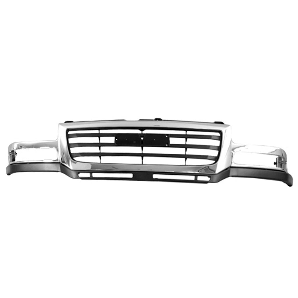 Replacement Chrome Plastic Front Grille for See compatibility Chart