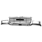 Replacement Chrome Plastic Front Grille for See compatibility Chart