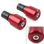 1 Pair CNC Handlebar Grips Bar End Slider Cap Red for Honda CBR1000RR (2008–2023)