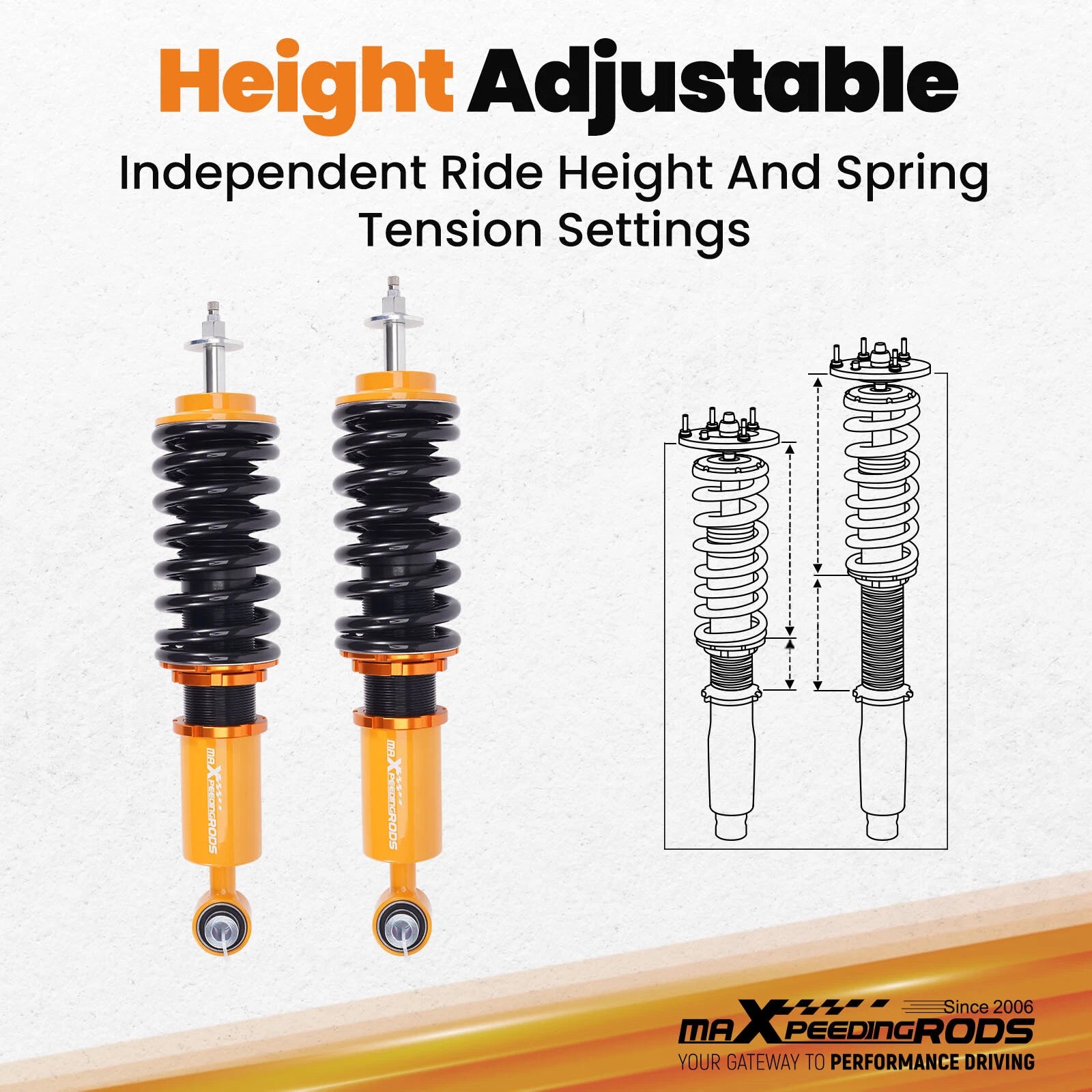 Coilover Kit for Mini Cooper R50/R52/R53 (2001-2006)