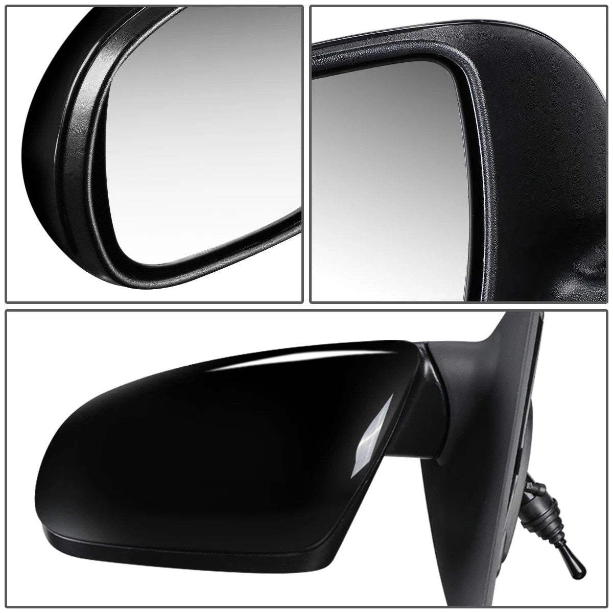 OE Style Manual Side Door Rear View Mirror Left for Kia Forte (2010–2013) KI1320144
