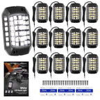 Set of 12 Waterproof LED Underbody Glow Lights for Universal Fit