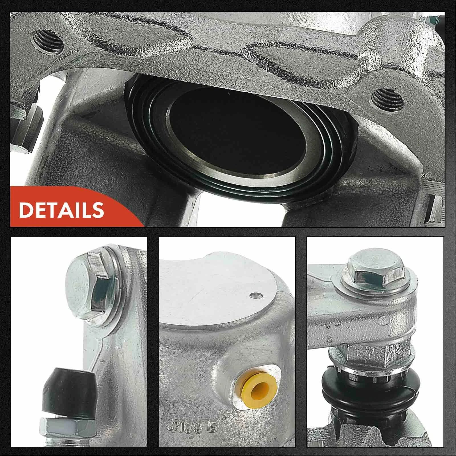 Front Brake Caliper & Ceramic Pad for Benz W204 C-Class (2007-2014)