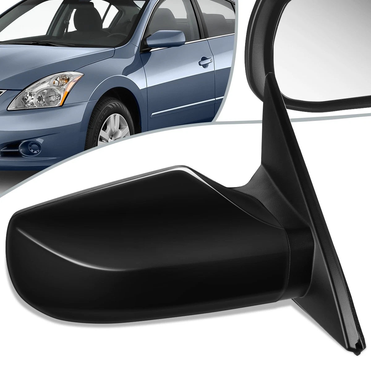 Powered Side Door Mirror Right for Nissan Altima Sedan (2007–2012) NI1321163