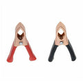 Set of 2 Black/Red 30A Car Battery Clip Cables