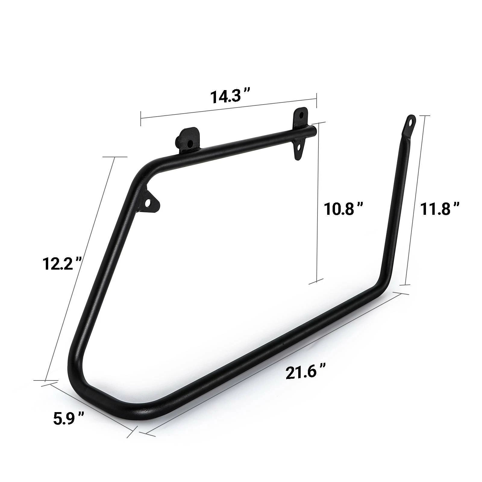 Dyna Conversion Brackets for Harley Davidson FLH Touring Hard Saddlebag