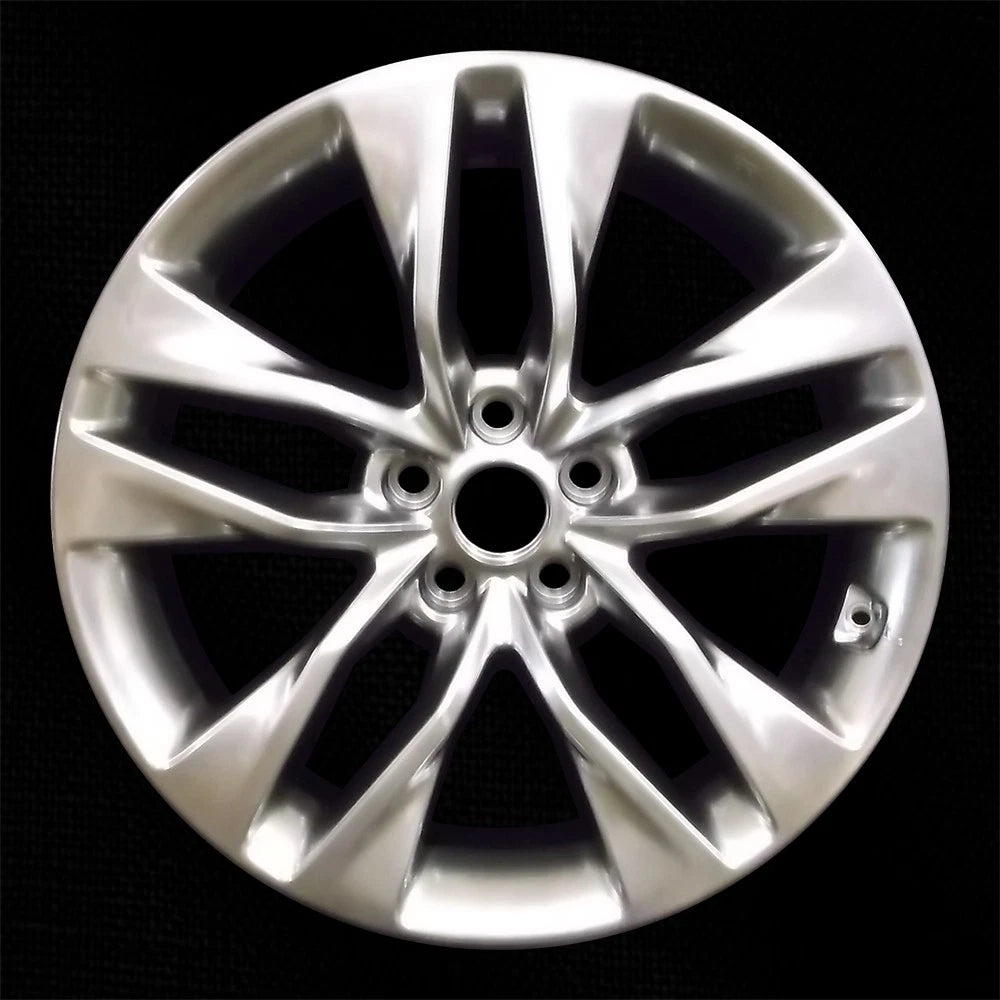 19x8.5 Factory Wheel Hyper Bright Smoked Silver for Hyundai Genesis (2013–2016)