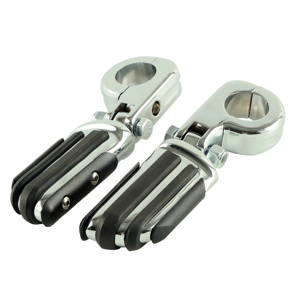 1 1/4" Highway Bar Footpegs for Harley Touring Softail