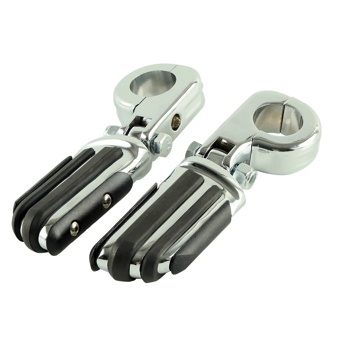 1 1/4" Highway Bar Footpegs for Harley Touring Softail
