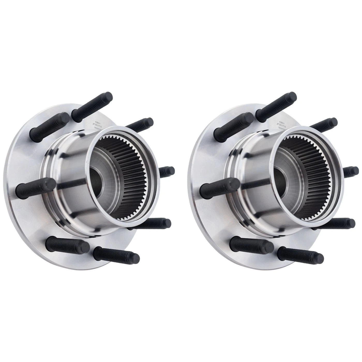 Set of 2 ABS Wheel Hubs for Ford F250 4WD 4X4