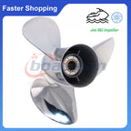 16 Pitch Propeller 10.25x16 for Yamaha YBS 25-60HP (13 Spline) + Hardware Kit