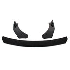 Glossy Black Front Bumper Lip Chin Spoiler Splitter for Universal Car