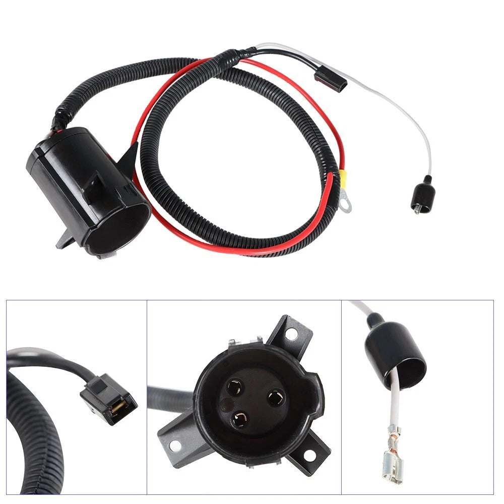 DC Charger Plug Receptacle for Club Car Precedent Electric Carts (2004-Up)