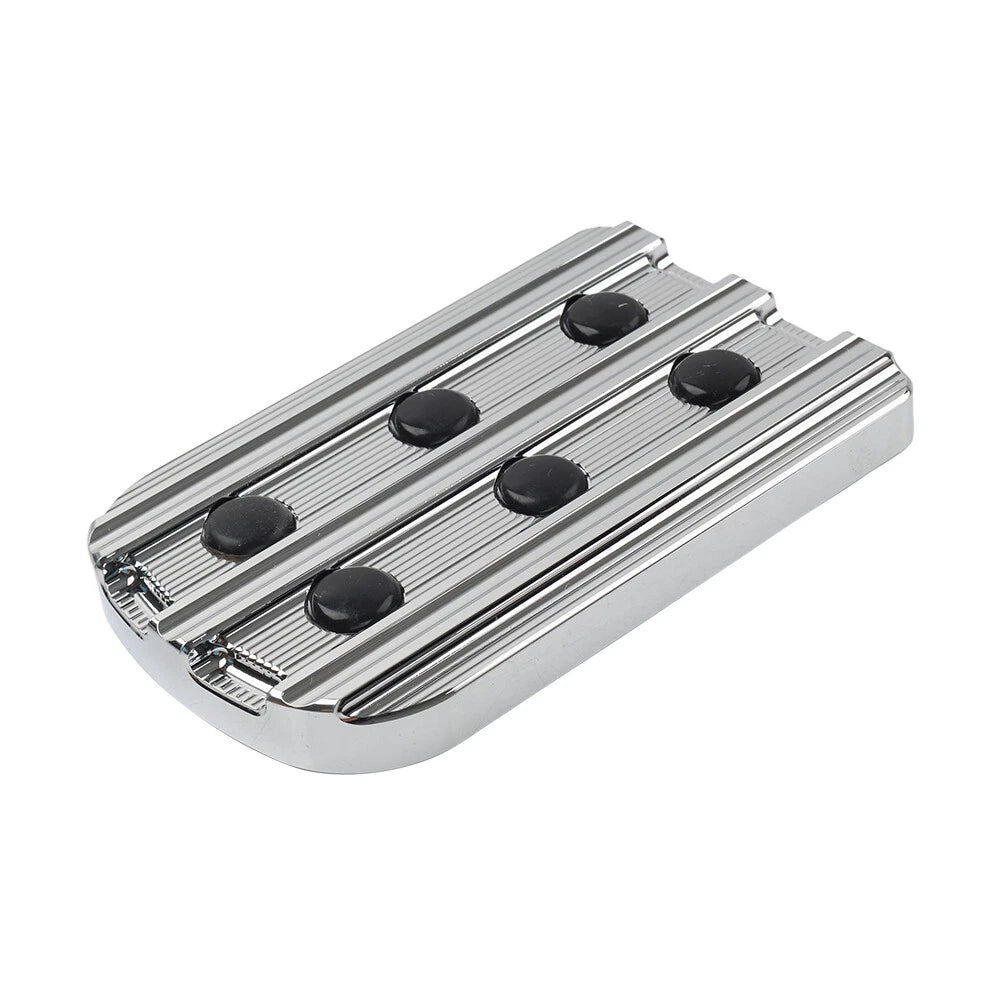 Chrome Large Brake Pedal Pad for Harley Touring Street Road Glide Softail (2014–2023)