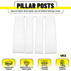Set of 4 Chrome Window Pillar Post Covers for Chevy Colorado/GMC Canyon (2015–2022)