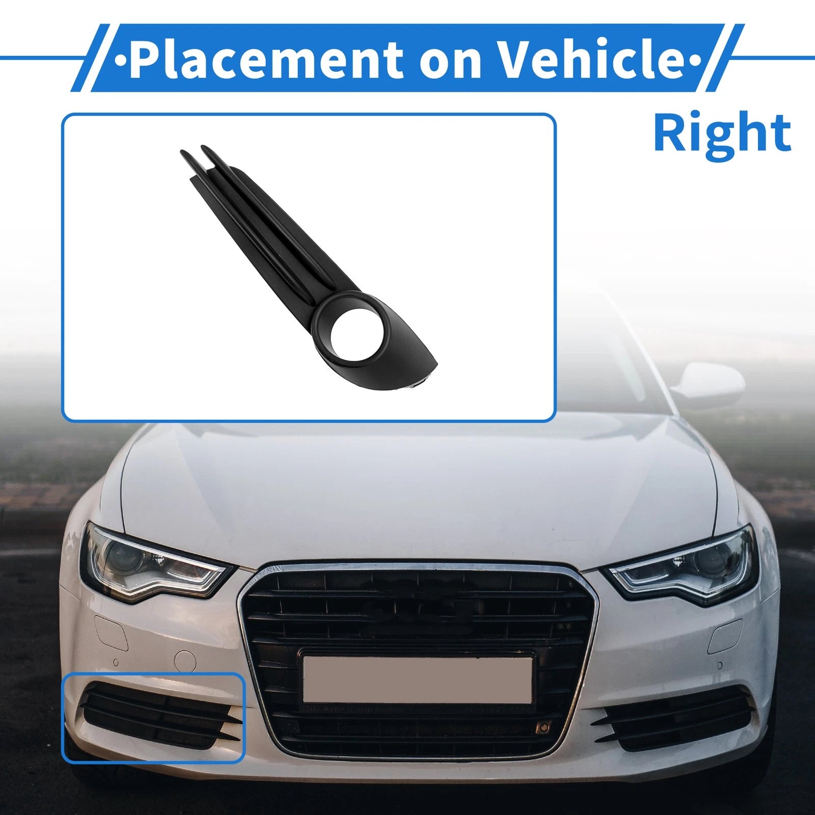 1 Pcs Fog Light Grill for Ford Focus ST (2013–2014) No.CM5Z17E810A