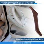 Inner Door Panel Handle for BMW F10 F11 F18 Wine Red (2010-2017)