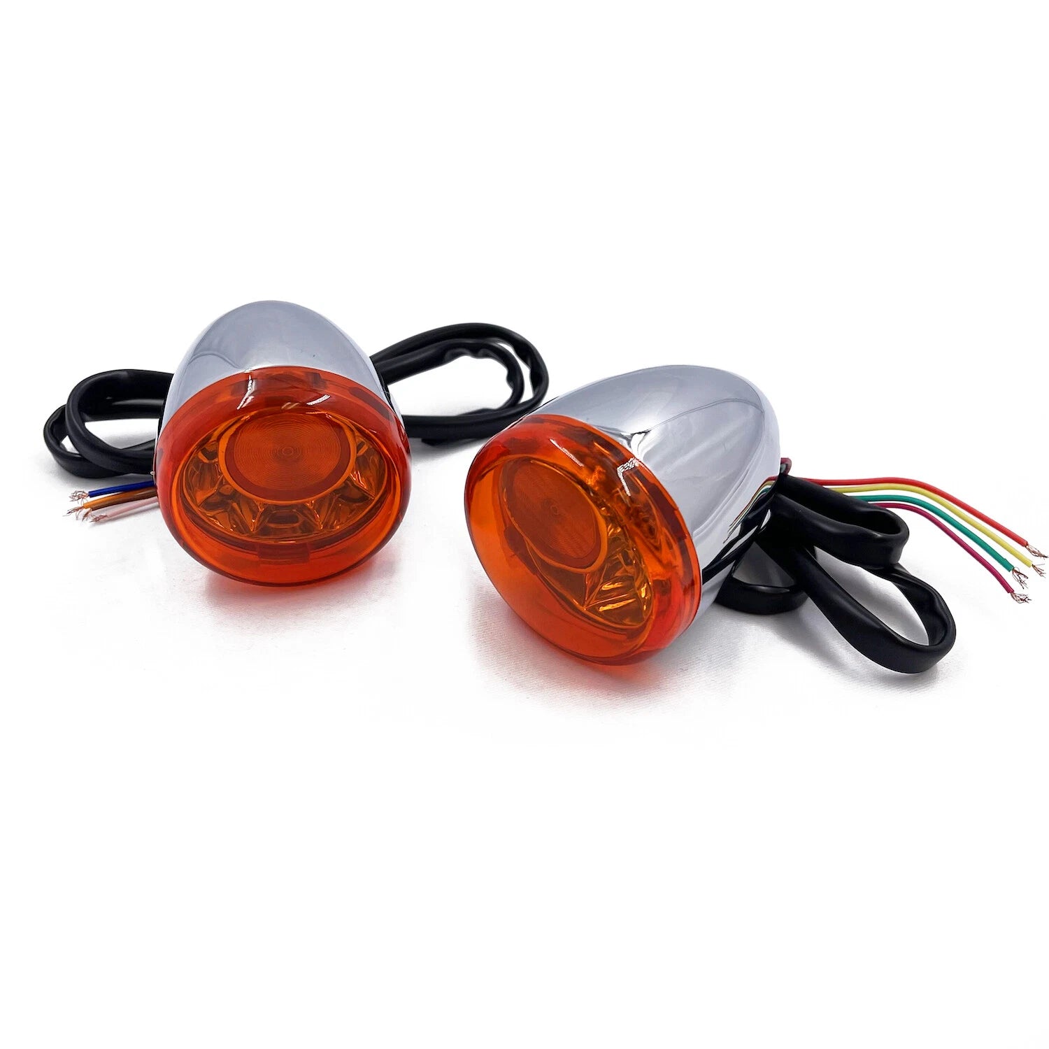 Amber LED Running Brake Turn Signal Indicator Light for Harley XL 883 1200 (1992–2017)
