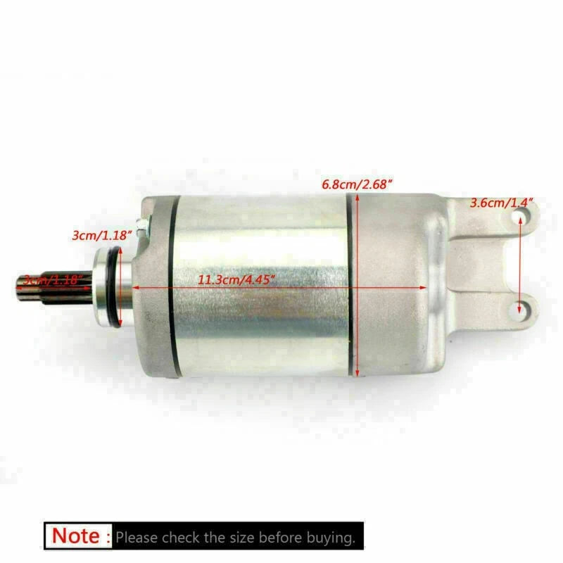 Starter for Honda (Fit: 31200-HA0-773, 31200-HC4-003, 31200-HC4-013, 31200-HC4-023)