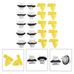 2 x White Clips for Nissan Juke & X-Trail